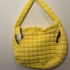 Free People Quilted Carryall Tote